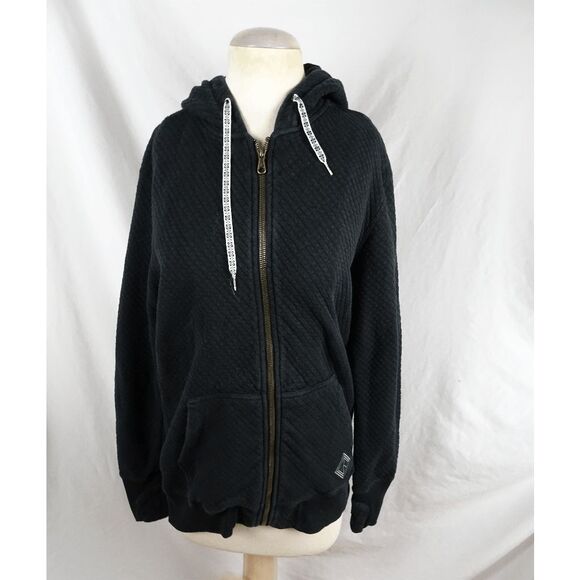 Quiksilver Women Hooded Zip Up Sweater Size L - Picture 1 of 11